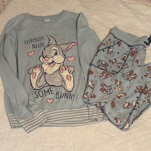 Disney Light Blue Thumper Pajama Set